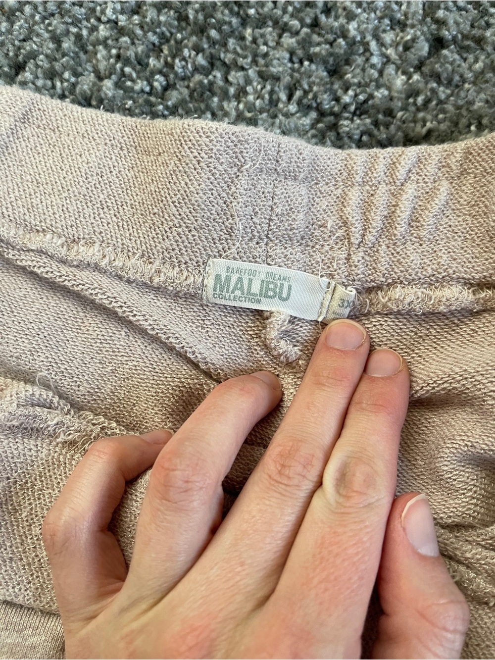 Barefoot dreams MALIBU light pink cozy wide leg lounge pants high waist size 3X - Picture 5 of 9